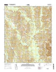Boon Mississippi Current topographic map, 1:24000 scale, 7.5 X 7.5 Minute, Year 2015