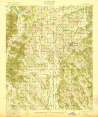 Booneville Mississippi Historical topographic map, 1:62500 scale, 15 X 15 Minute, Year 1922