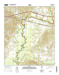 Bovina Mississippi Current topographic map, 1:24000 scale, 7.5 X 7.5 Minute, Year 2015