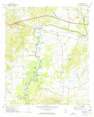 Bovina Mississippi Historical topographic map, 1:24000 scale, 7.5 X 7.5 Minute, Year 1972