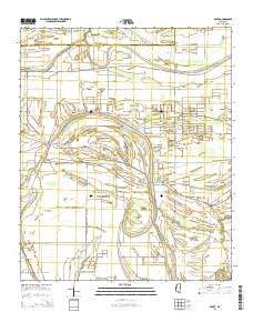 Boyer Mississippi Current topographic map, 1:24000 scale, 7.5 X 7.5 Minute, Year 2015