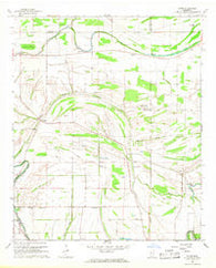 Boyer Mississippi Historical topographic map, 1:24000 scale, 7.5 X 7.5 Minute, Year 1967