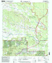 Bradley Mississippi Historical topographic map, 1:24000 scale, 7.5 X 7.5 Minute, Year 2000