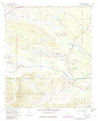 Bradley Mississippi Historical topographic map, 1:24000 scale, 7.5 X 7.5 Minute, Year 1965
