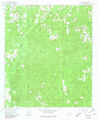 Brewer Mississippi Historical topographic map, 1:24000 scale, 7.5 X 7.5 Minute, Year 1963