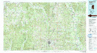 Brookhaven Mississippi Historical topographic map, 1:100000 scale, 30 X 60 Minute, Year 1984