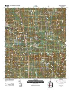 Brooklyn Mississippi Historical topographic map, 1:24000 scale, 7.5 X 7.5 Minute, Year 2012