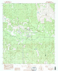 Brooklyn Mississippi Historical topographic map, 1:24000 scale, 7.5 X 7.5 Minute, Year 1983