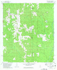 Brown Town Mississippi Historical topographic map, 1:24000 scale, 7.5 X 7.5 Minute, Year 1982
