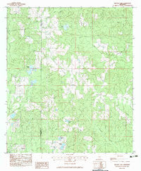 Browns Lake Mississippi Historical topographic map, 1:24000 scale, 7.5 X 7.5 Minute, Year 1983