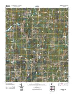 Brownsville Mississippi Historical topographic map, 1:24000 scale, 7.5 X 7.5 Minute, Year 2012