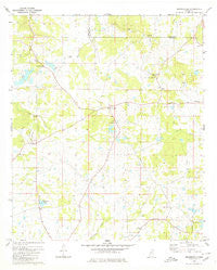 Brownsville Mississippi Historical topographic map, 1:24000 scale, 7.5 X 7.5 Minute, Year 1980