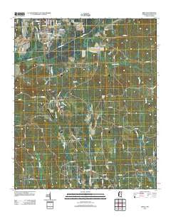 Bruce Mississippi Historical topographic map, 1:24000 scale, 7.5 X 7.5 Minute, Year 2012