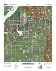 Buck Island Mississippi Historical topographic map, 1:24000 scale, 7.5 X 7.5 Minute, Year 2012