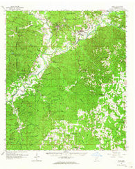 Bude Mississippi Historical topographic map, 1:62500 scale, 15 X 15 Minute, Year 1962