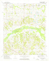 Byhalia NW Mississippi Historical topographic map, 1:24000 scale, 7.5 X 7.5 Minute, Year 1971