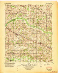 Byhalia Mississippi Historical topographic map, 1:62500 scale, 15 X 15 Minute, Year 1948