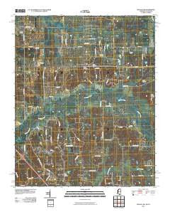 Byhalia NW Mississippi Historical topographic map, 1:24000 scale, 7.5 X 7.5 Minute, Year 2010