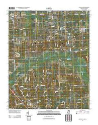 Byhalia NW Mississippi Historical topographic map, 1:24000 scale, 7.5 X 7.5 Minute, Year 2012
