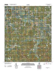 Cadaretta Mississippi Historical topographic map, 1:24000 scale, 7.5 X 7.5 Minute, Year 2012