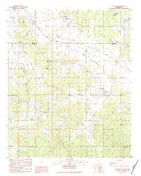 Cadaretta Mississippi Historical topographic map, 1:24000 scale, 7.5 X 7.5 Minute, Year 1983