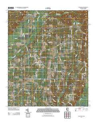 Caledonia Mississippi Historical topographic map, 1:24000 scale, 7.5 X 7.5 Minute, Year 2012