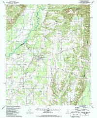 Caledonia Mississippi Historical topographic map, 1:24000 scale, 7.5 X 7.5 Minute, Year 1987