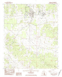 Calhoun City Mississippi Historical topographic map, 1:24000 scale, 7.5 X 7.5 Minute, Year 1983