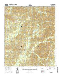 Camden Mississippi Current topographic map, 1:24000 scale, 7.5 X 7.5 Minute, Year 2015