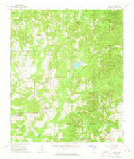 Camden Mississippi Historical topographic map, 1:24000 scale, 7.5 X 7.5 Minute, Year 1964