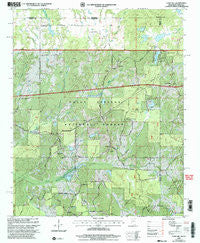 Camp Hill Mississippi Historical topographic map, 1:24000 scale, 7.5 X 7.5 Minute, Year 2000
