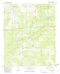 Camp Hill Mississippi Historical topographic map, 1:24000 scale, 7.5 X 7.5 Minute, Year 1982