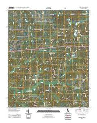 Camp Hill Mississippi Historical topographic map, 1:24000 scale, 7.5 X 7.5 Minute, Year 2012