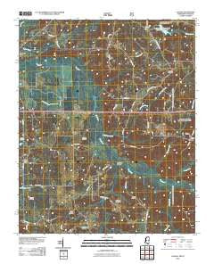 Canaan Mississippi Historical topographic map, 1:24000 scale, 7.5 X 7.5 Minute, Year 2010