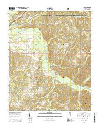Canaan Mississippi Current topographic map, 1:24000 scale, 7.5 X 7.5 Minute, Year 2015