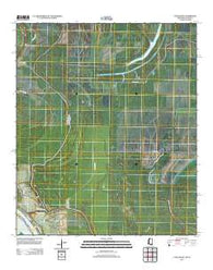 Cane Bayou Mississippi Historical topographic map, 1:24000 scale, 7.5 X 7.5 Minute, Year 2012