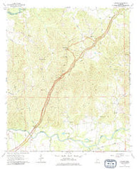 Carlisle Mississippi Historical topographic map, 1:24000 scale, 7.5 X 7.5 Minute, Year 1963