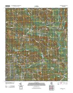 Carmichael Mississippi Historical topographic map, 1:24000 scale, 7.5 X 7.5 Minute, Year 2012
