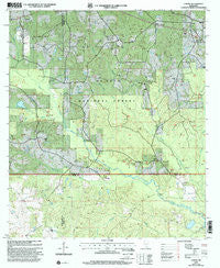 Carnes Mississippi Historical topographic map, 1:24000 scale, 7.5 X 7.5 Minute, Year 2000