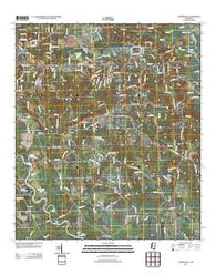 Carterville Mississippi Historical topographic map, 1:24000 scale, 7.5 X 7.5 Minute, Year 2012