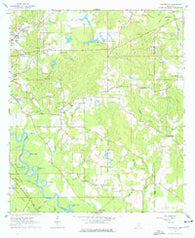 Carterville Mississippi Historical topographic map, 1:24000 scale, 7.5 X 7.5 Minute, Year 1964