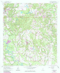 Carterville Mississippi Historical topographic map, 1:24000 scale, 7.5 X 7.5 Minute, Year 1964