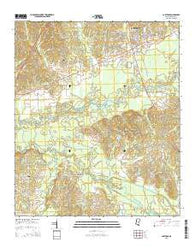Carthage Mississippi Current topographic map, 1:24000 scale, 7.5 X 7.5 Minute, Year 2015