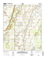 Cary Mississippi Current topographic map, 1:24000 scale, 7.5 X 7.5 Minute, Year 2015