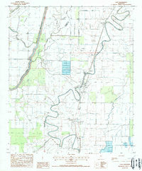 Cary Mississippi Historical topographic map, 1:24000 scale, 7.5 X 7.5 Minute, Year 1988