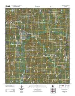 Caseyville Mississippi Historical topographic map, 1:24000 scale, 7.5 X 7.5 Minute, Year 2012