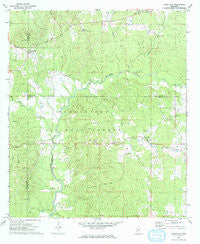 Caseyville Mississippi Historical topographic map, 1:24000 scale, 7.5 X 7.5 Minute, Year 1972
