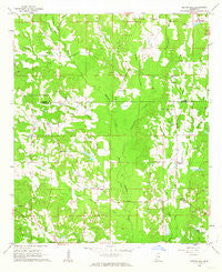 Center Hill Mississippi Historical topographic map, 1:24000 scale, 7.5 X 7.5 Minute, Year 1962