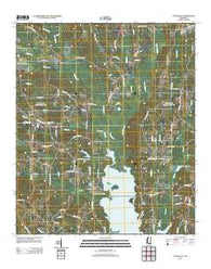 Center Hill Mississippi Historical topographic map, 1:24000 scale, 7.5 X 7.5 Minute, Year 2012