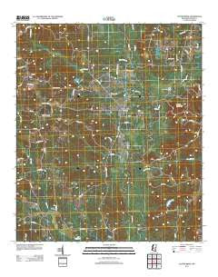 Center Ridge Mississippi Historical topographic map, 1:24000 scale, 7.5 X 7.5 Minute, Year 2012